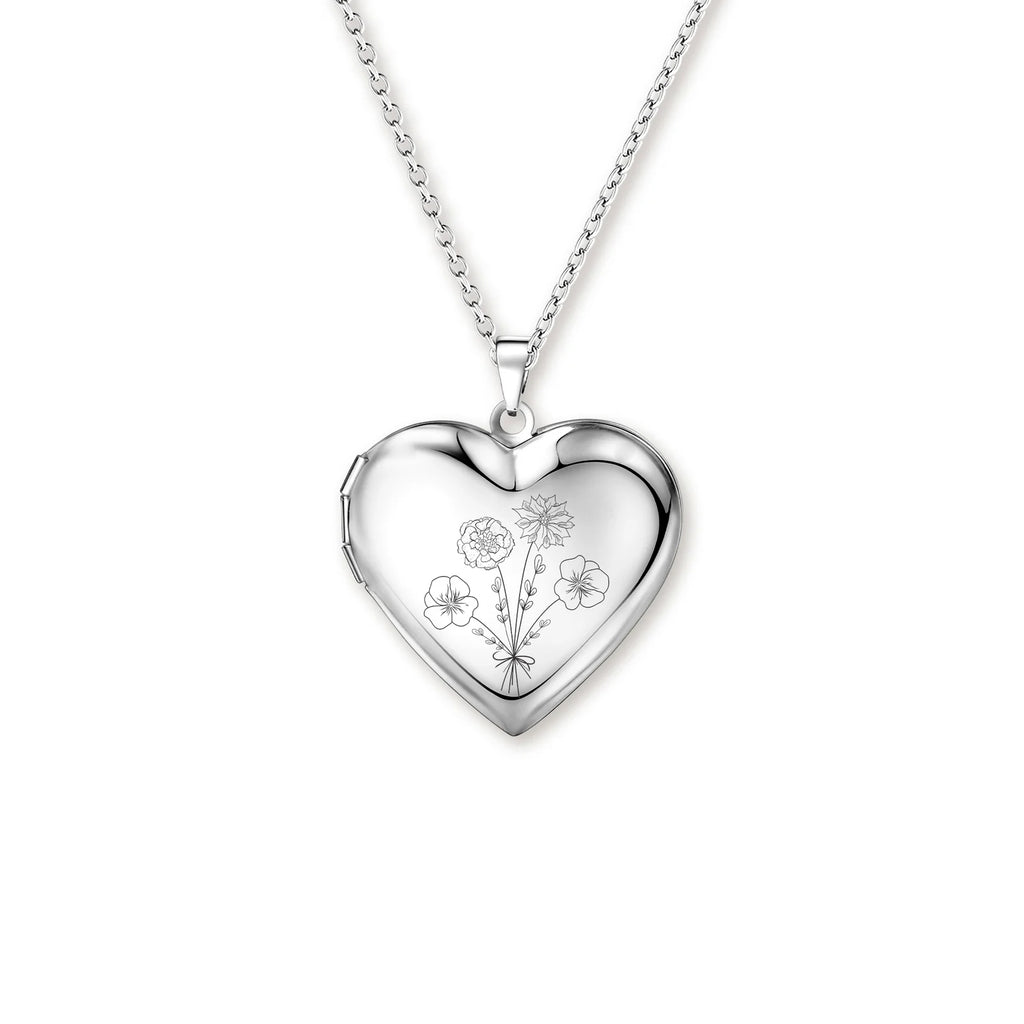 Build Your Own Bouquet Locket Necklace