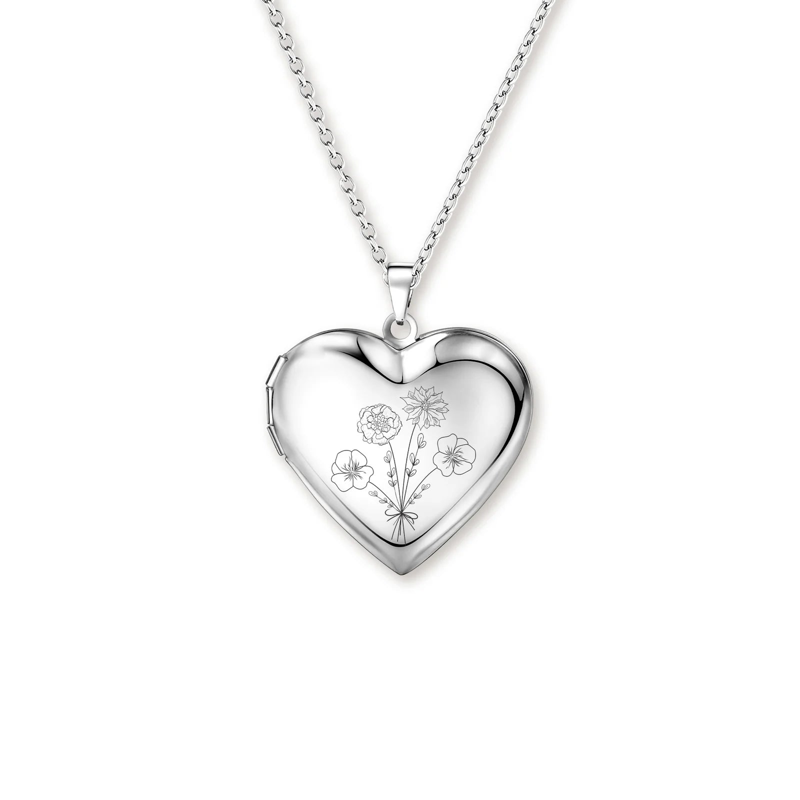 Build Your Own Bouquet Locket Necklace