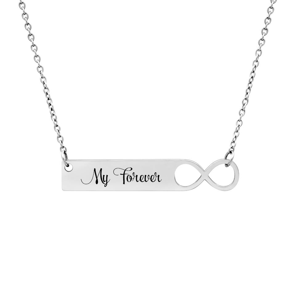 Infinity Bar Necklace