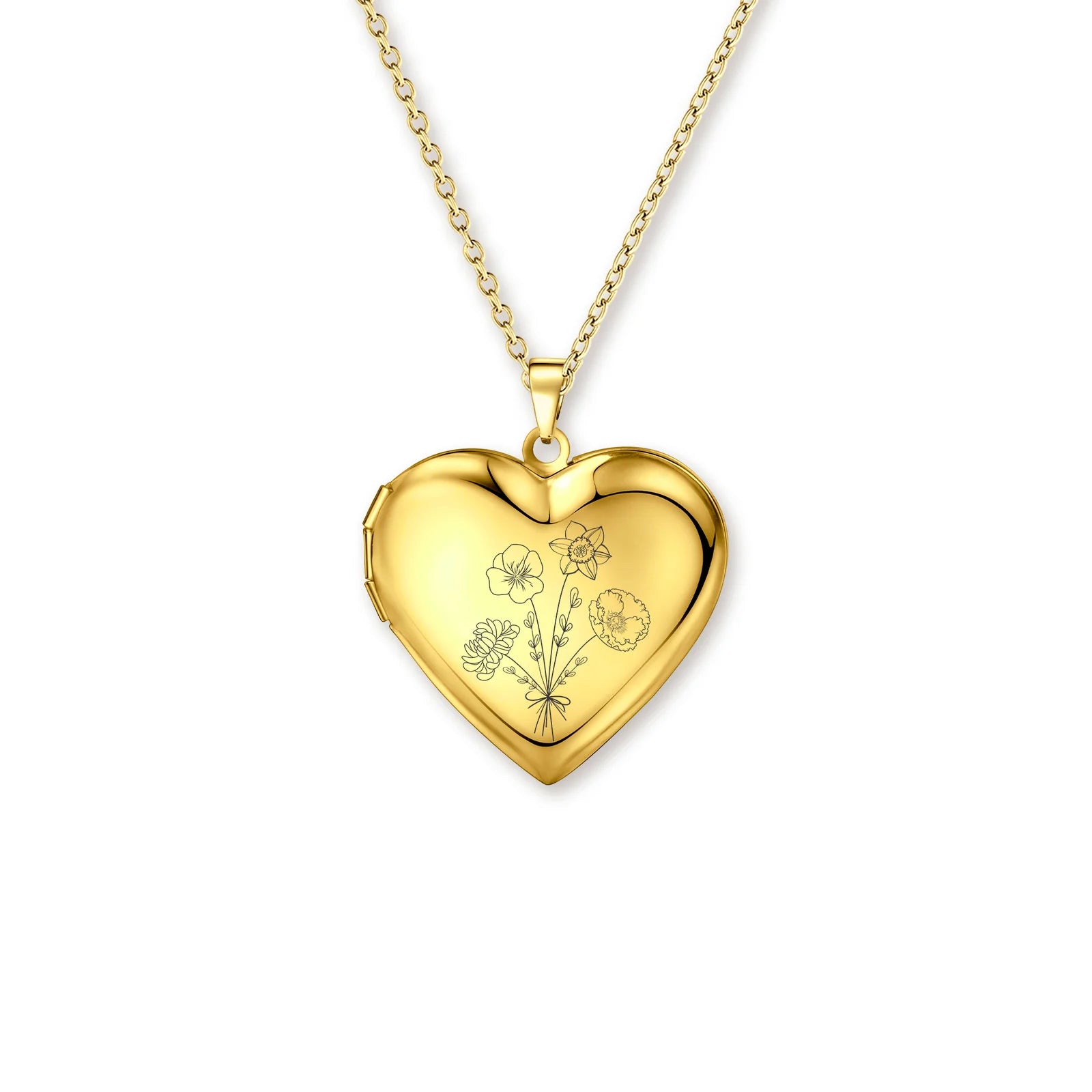 Build Your Own Bouquet Locket Necklace