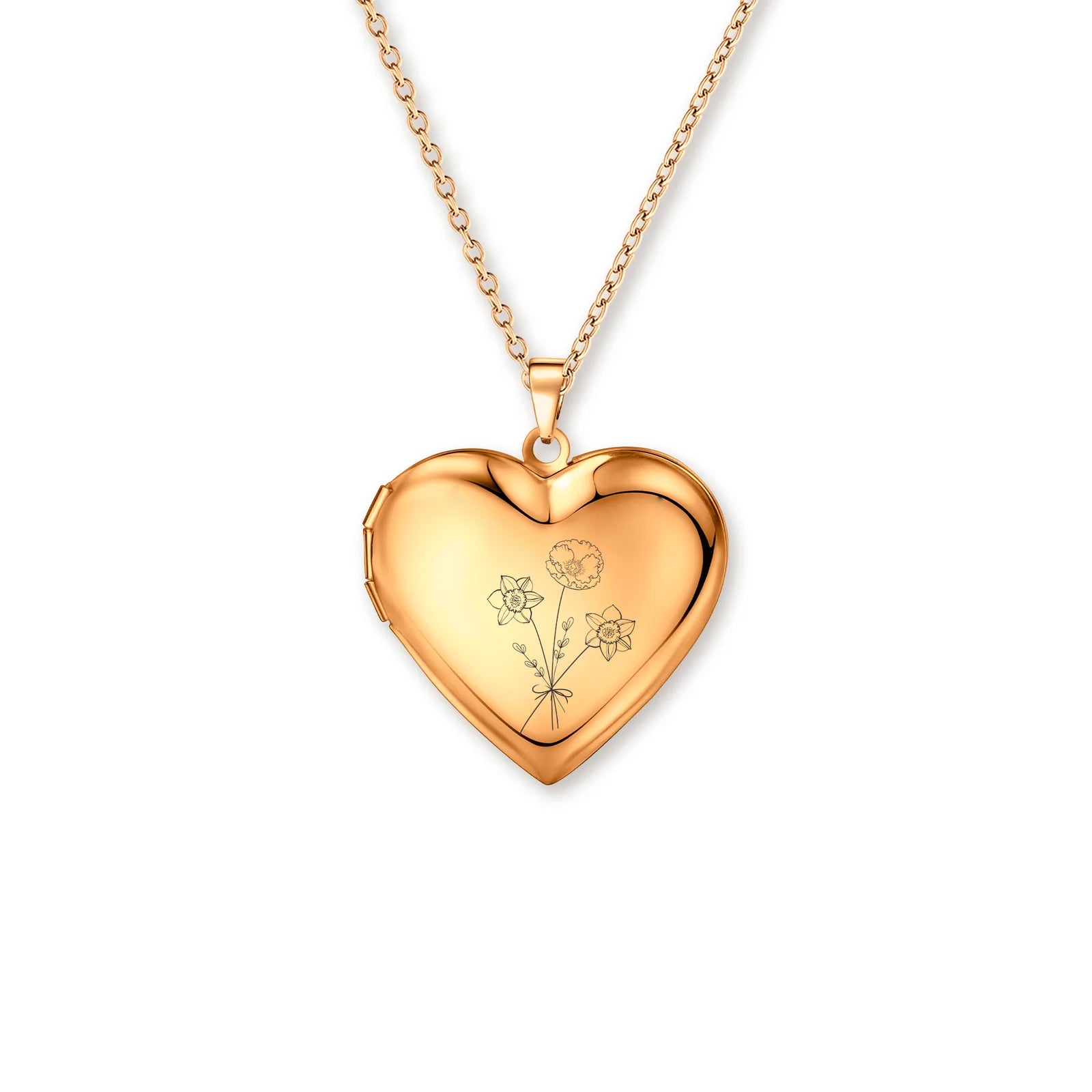 Build Your Own Bouquet Locket Necklace