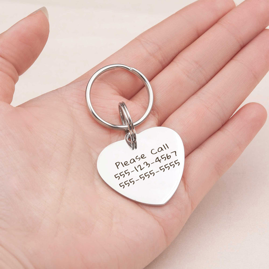 Heart Pet ID Dog Tag