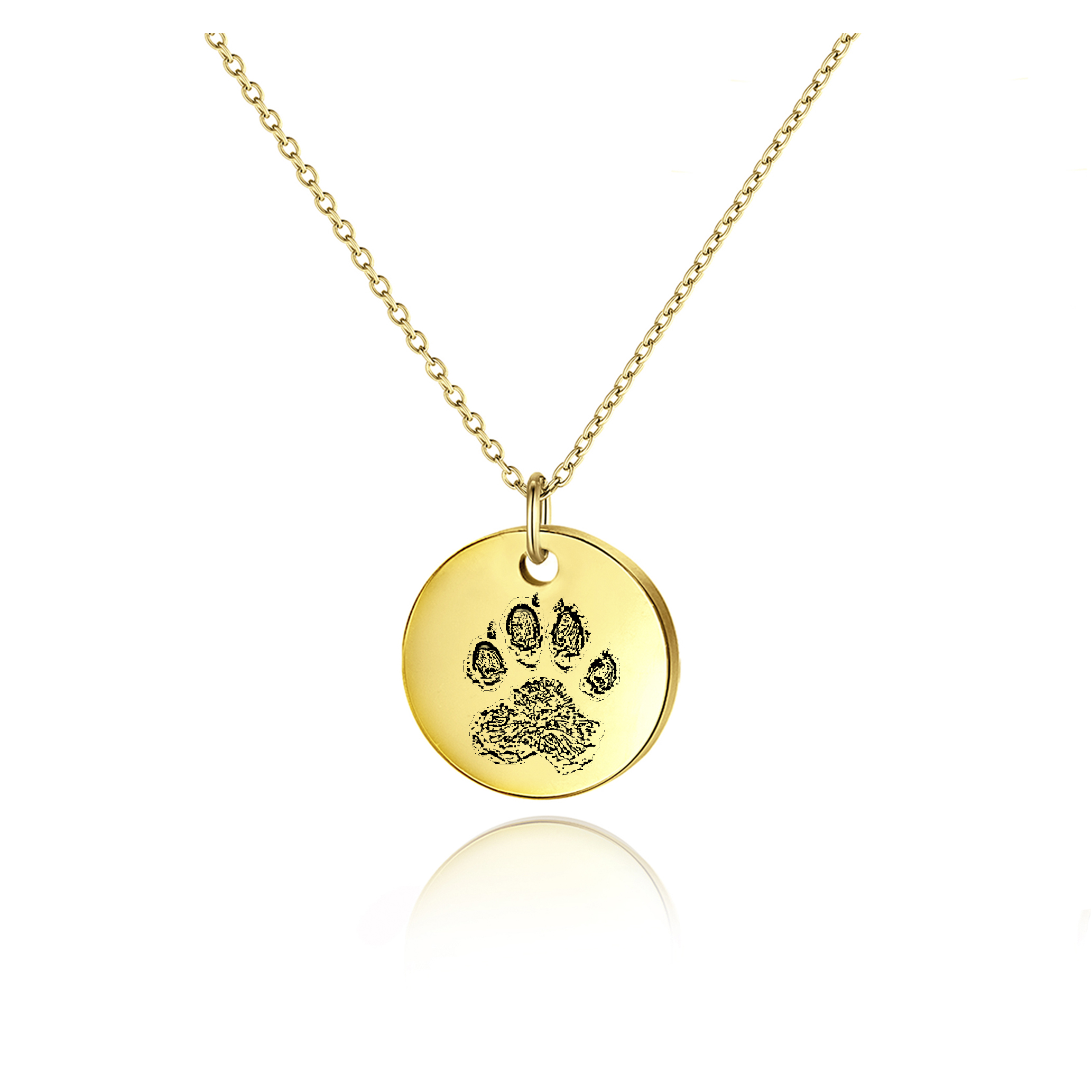 Paw Print - Nose Print Memorial Necklace