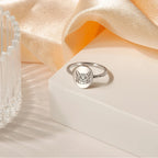 Personalized Oval Pet Portrait Ring