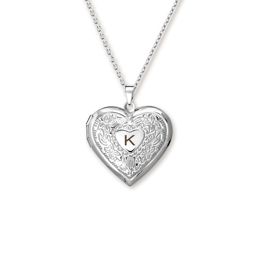 Raise Heart Photo Heart Locket Necklace
