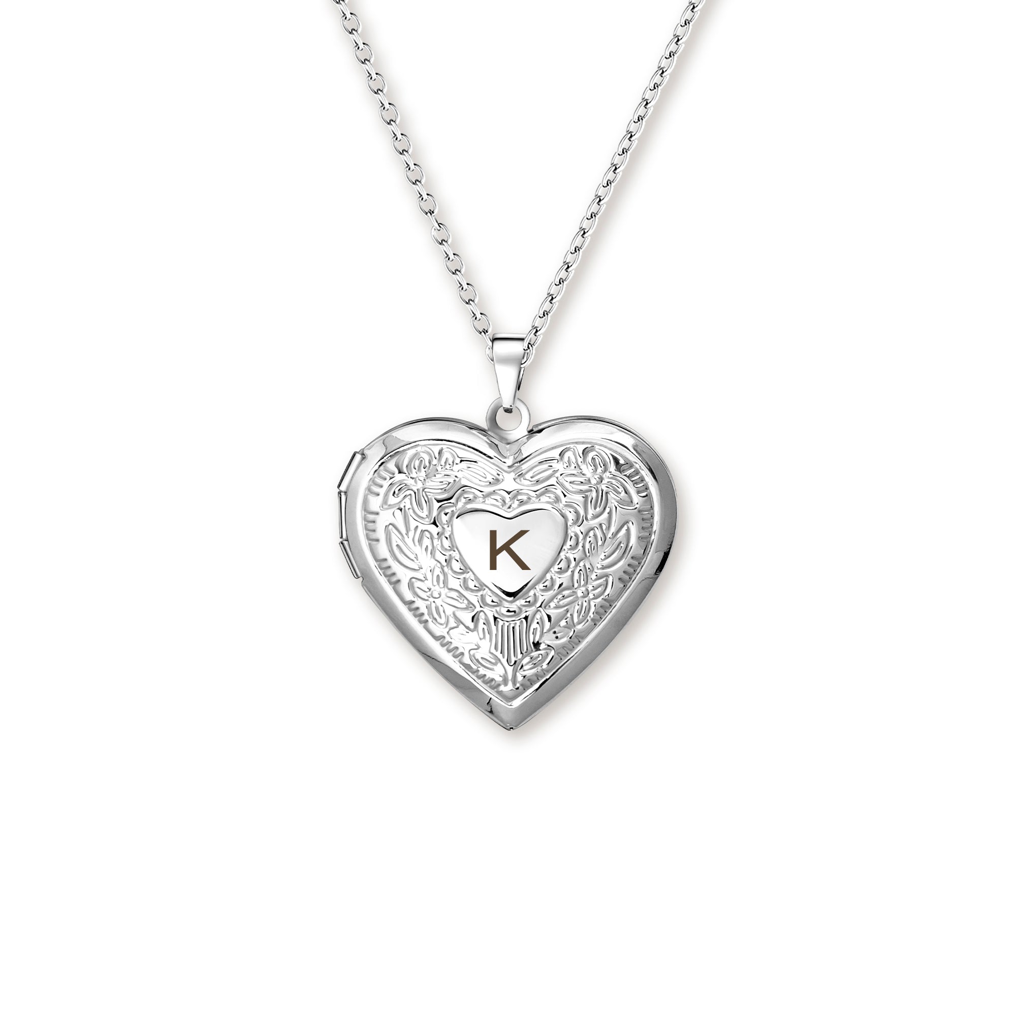 Raise Heart Photo Heart Locket Necklace