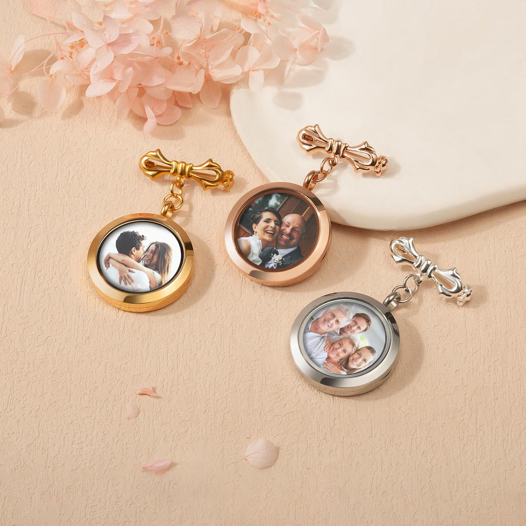 Graduation Lapel Photo Locket Pin