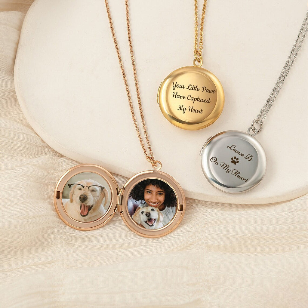Pet Photo Locket Necklace