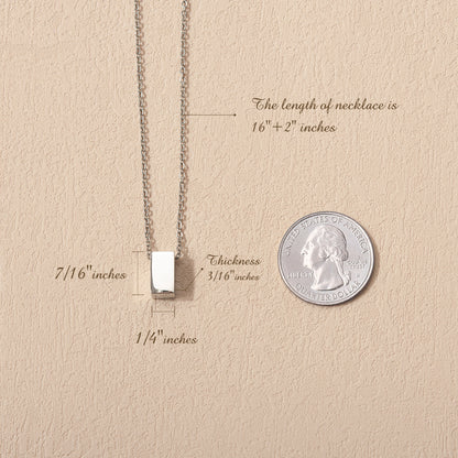 To the Wonderful Mother Cube Necklace Gift Set