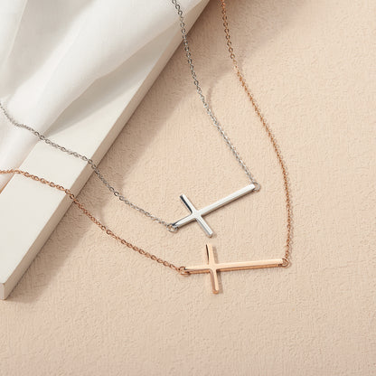 "To My Lovely Goddaughter" Card and Cross Necklace