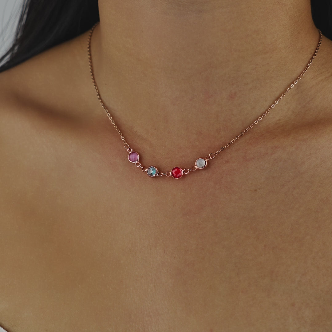 Birthstone Connecter Necklace