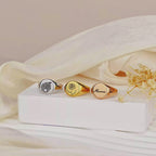 Birth Flower Signet Ring