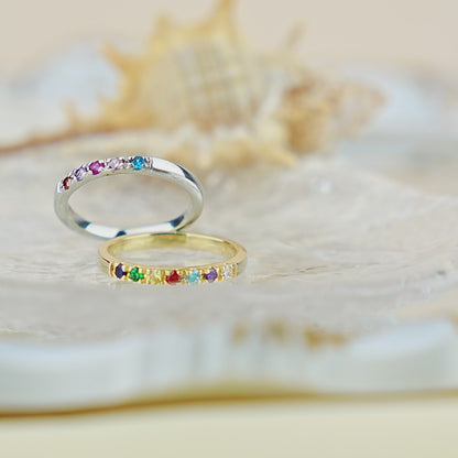 Multi-Birthstone Ring