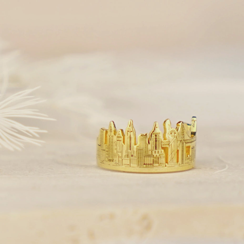 Custom Long Distance Cityscape Ring