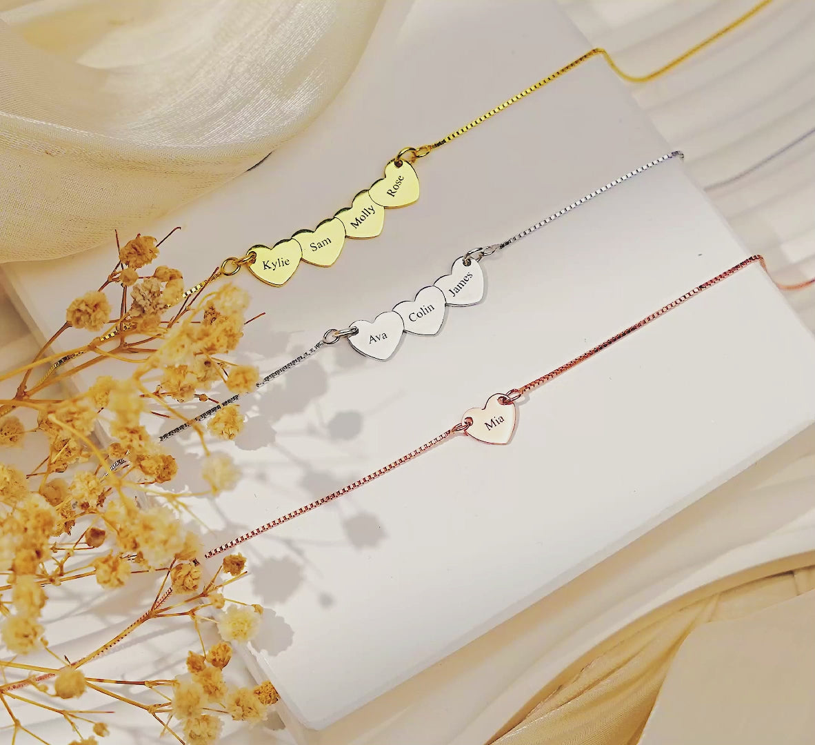 Personalized Heart Necklace