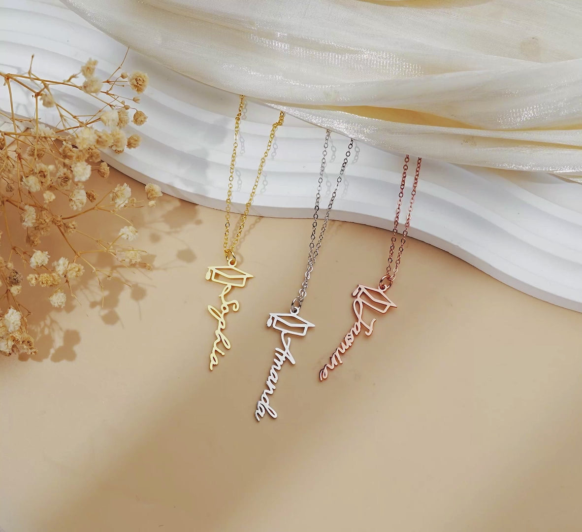 Personalized Graduation Name Necklace