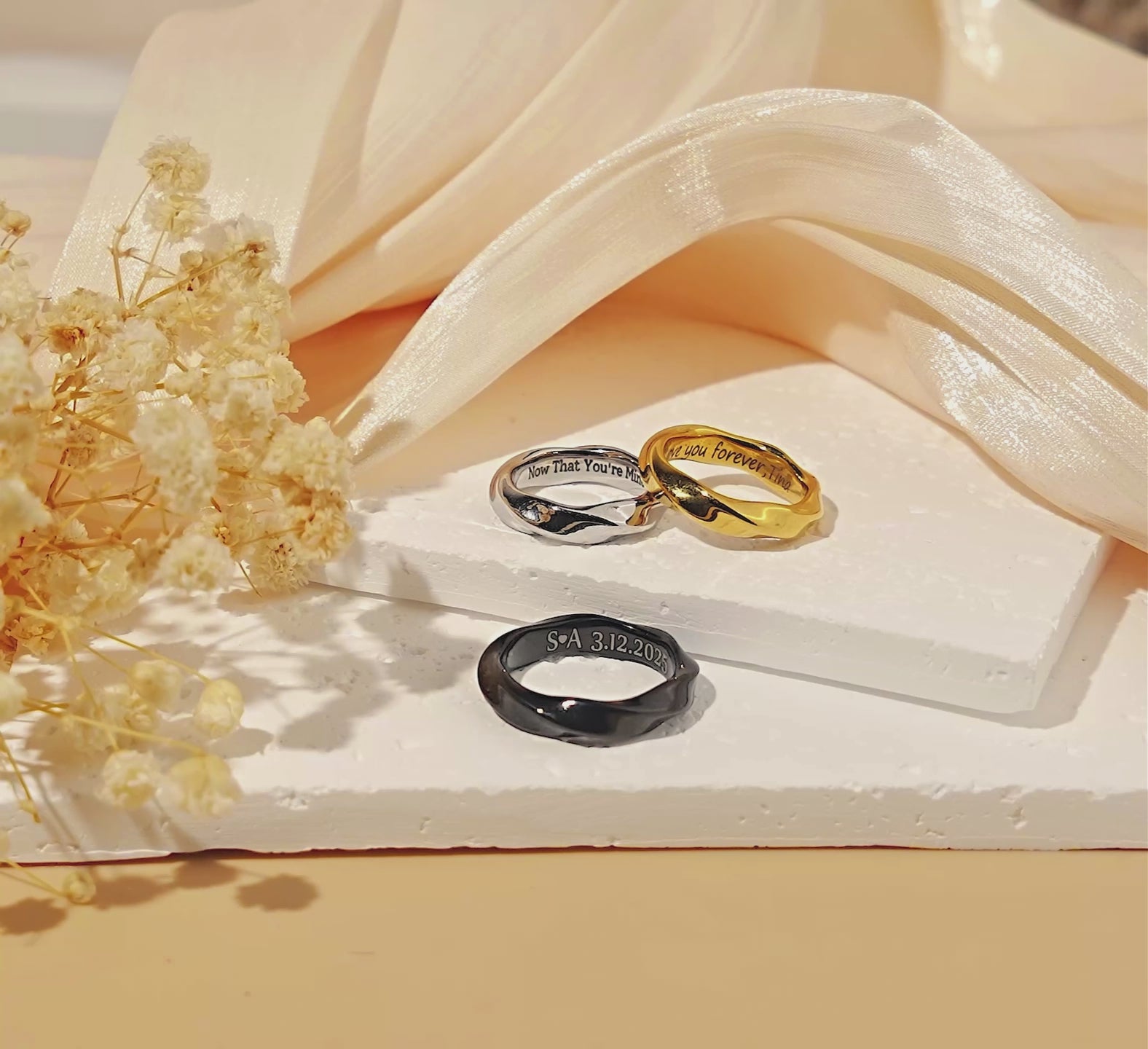 Personalized Twisted Ring