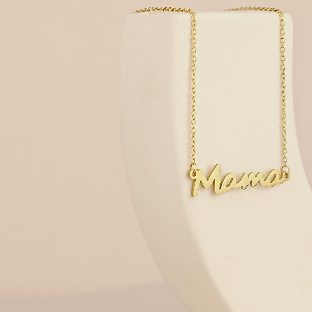 "I Love You Mom" Mama Necklace