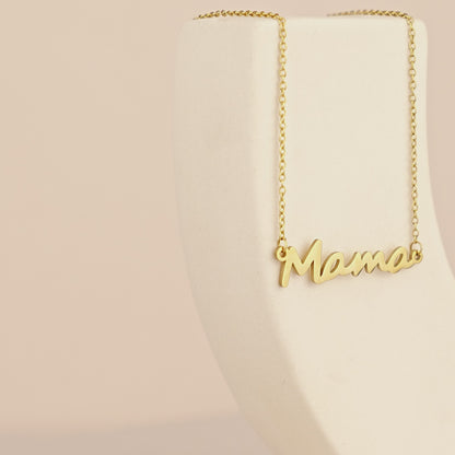 "I Love You Mom" Mama Necklace