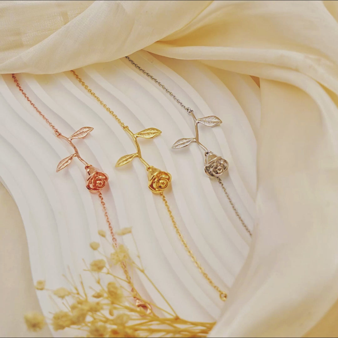 To My Beautiful Mom Rose Bracelet Jewelry Gift Set