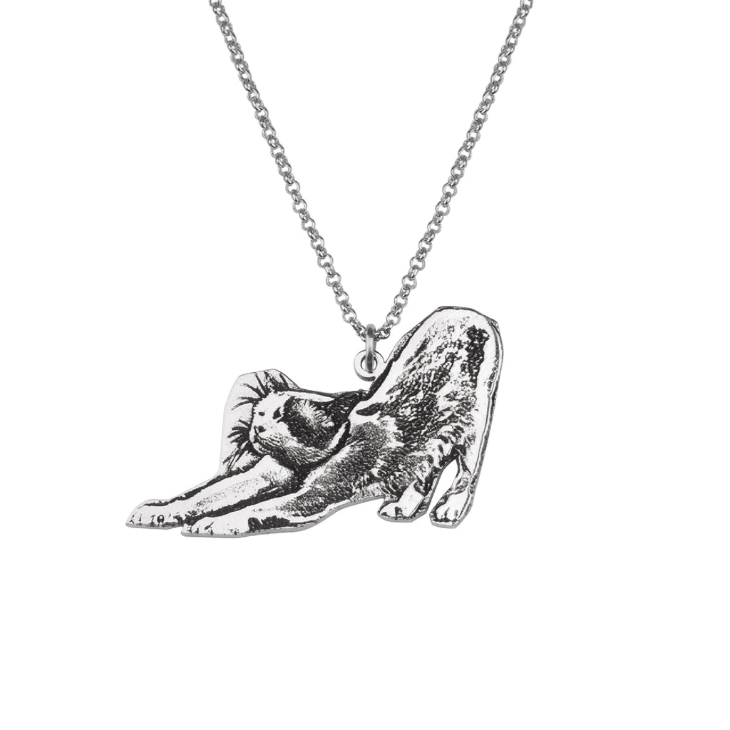 Custom Pet Portrait Sterling Silver Necklace