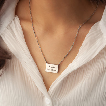 Personalized Couple's Hidden Photo Locket Necklace