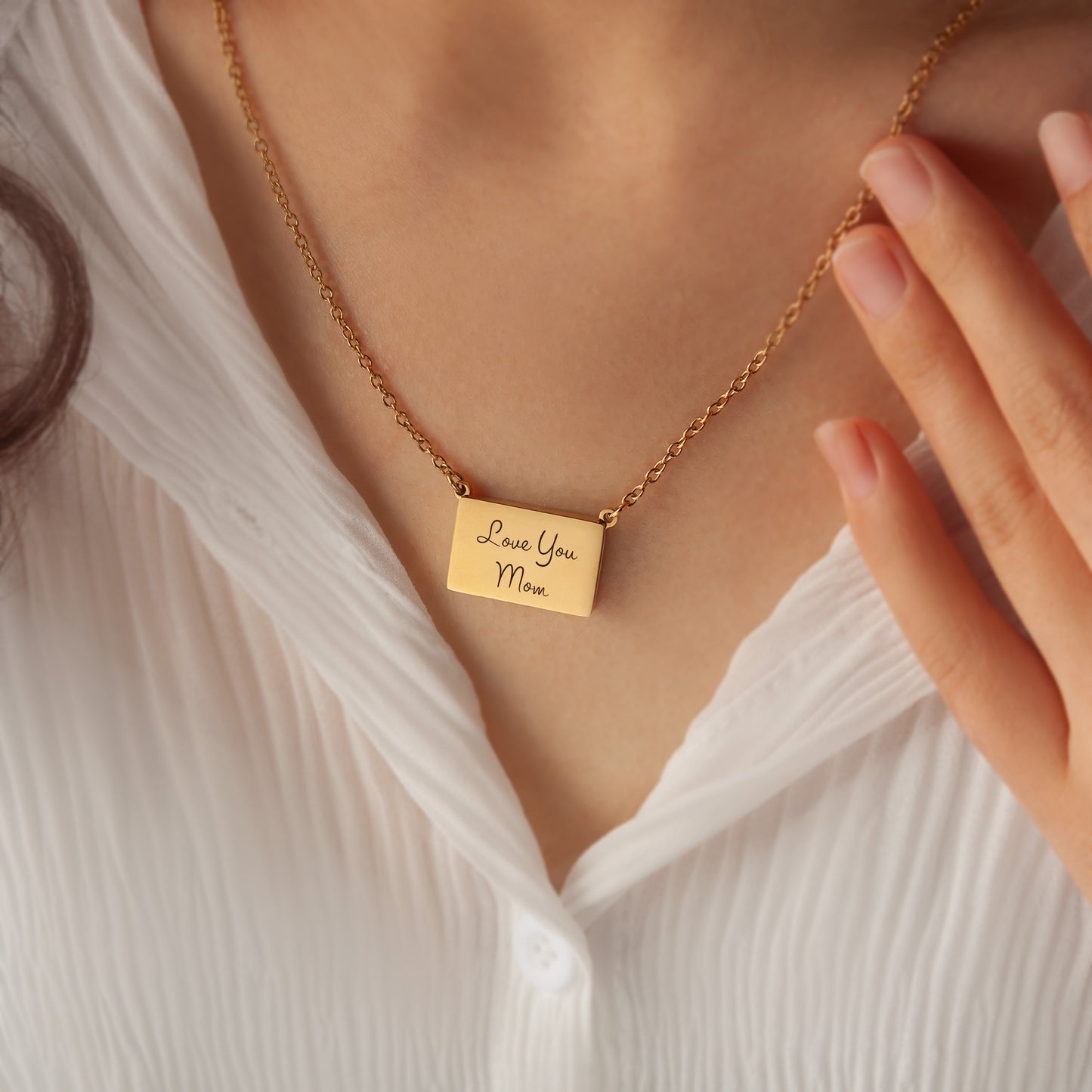 Personalized Hidden Drawer Picture Locket Necklace