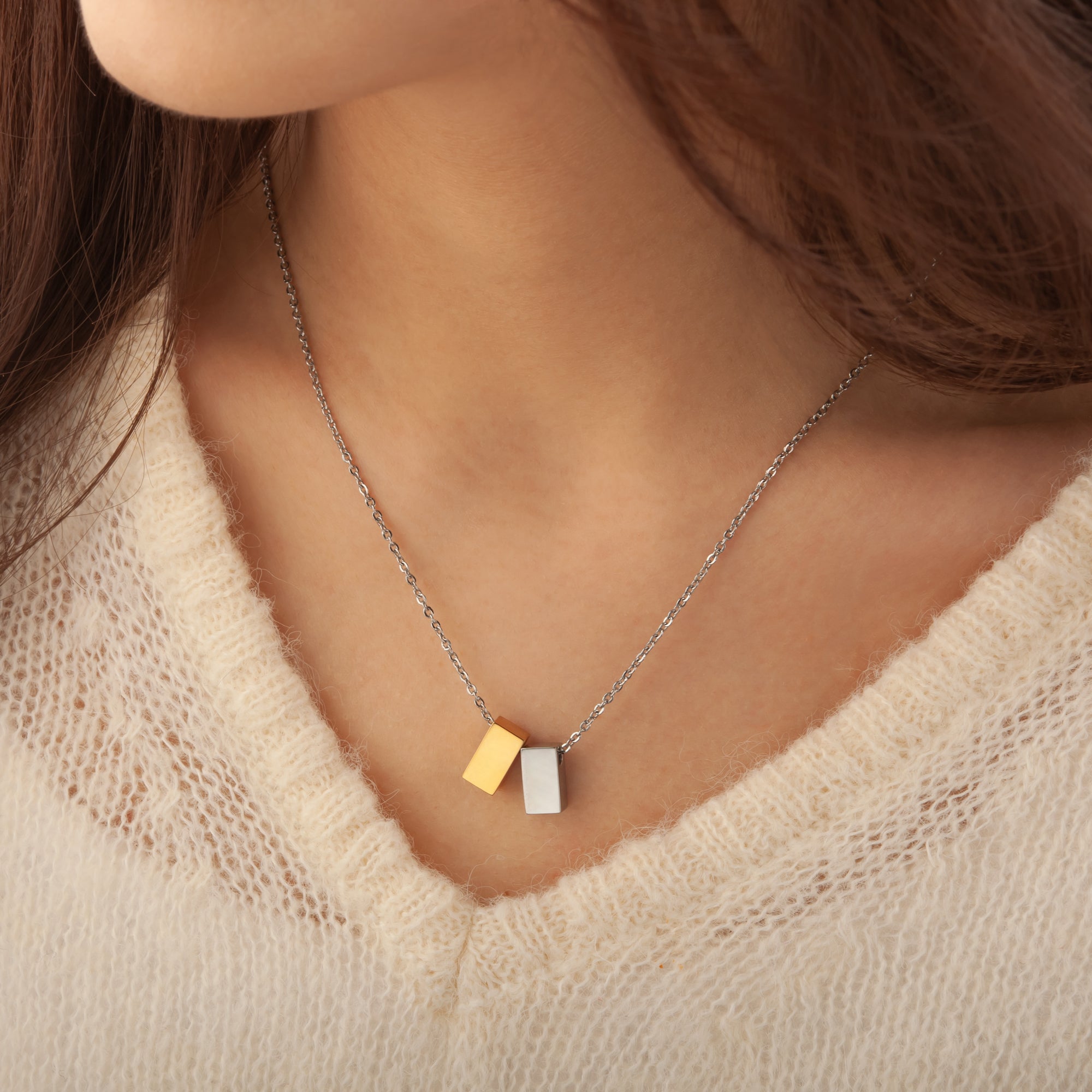 Buy Yellow Gold Necklaces & Pendants for Women by Iski Uski Online |  Ajio.com