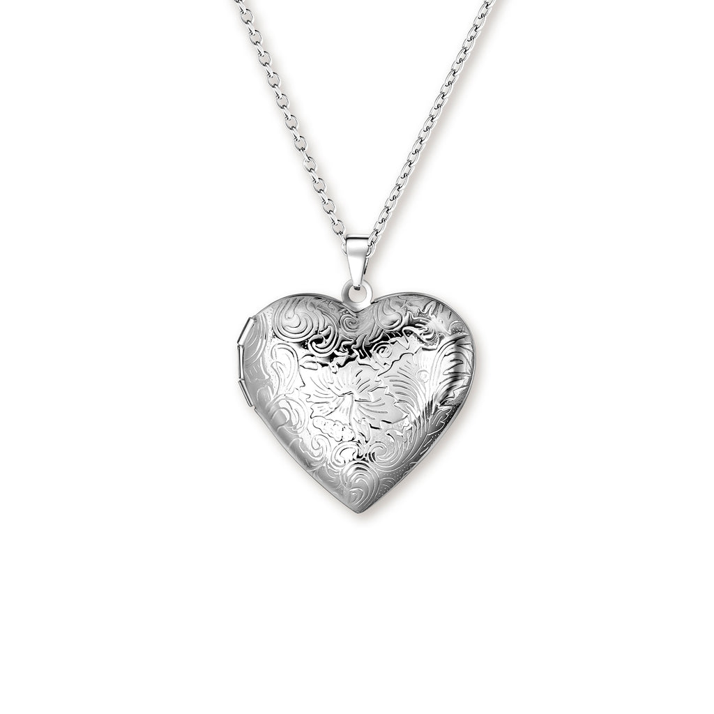 Wave Pet Photo Heart Locket