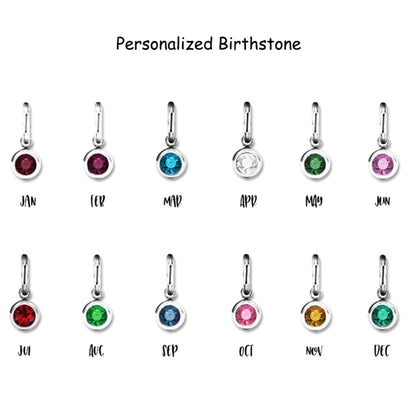 Custom Washer and Birthstone Necklace