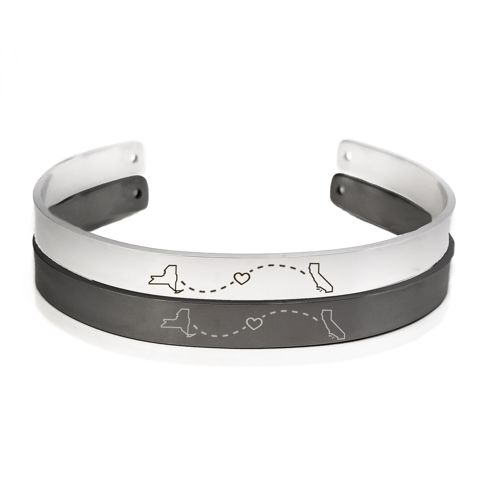 Custom Long Distance Cuff Bangle