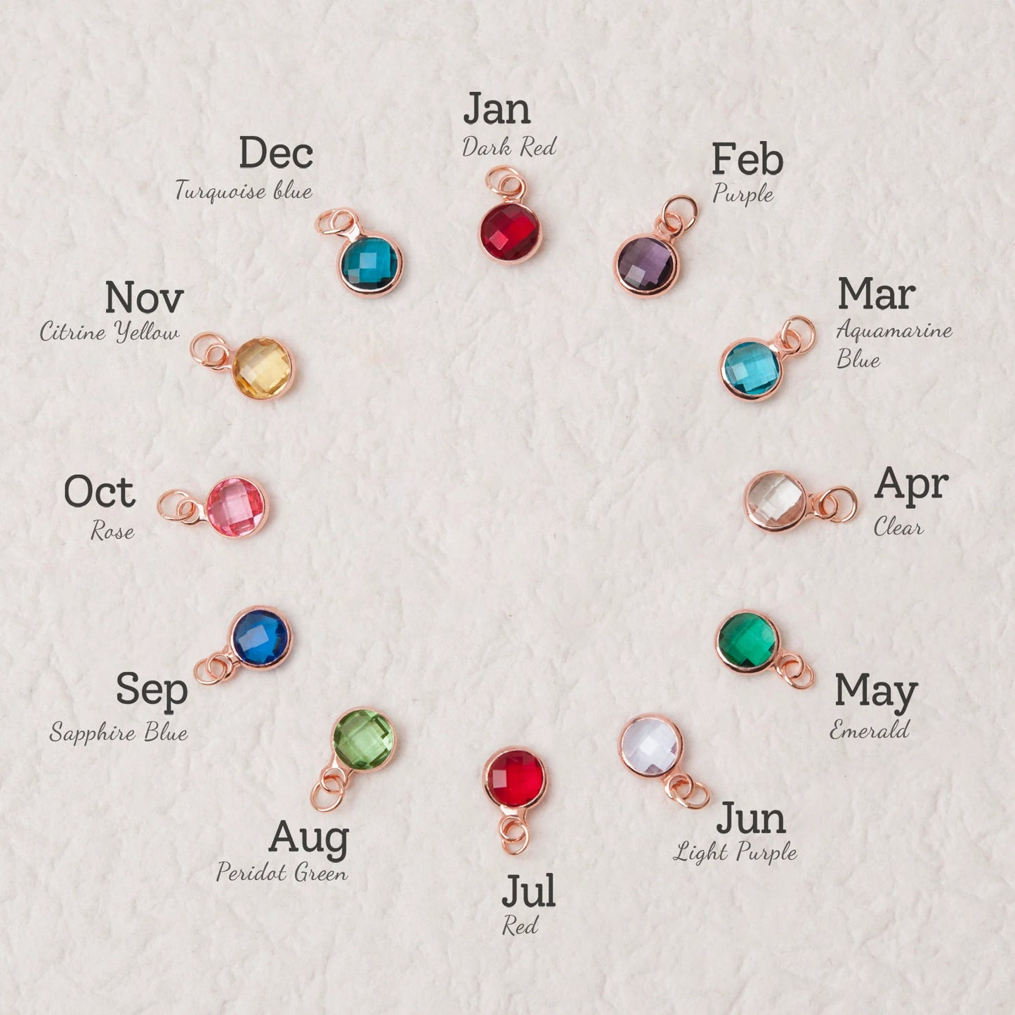 Add-on Birthstone Charm