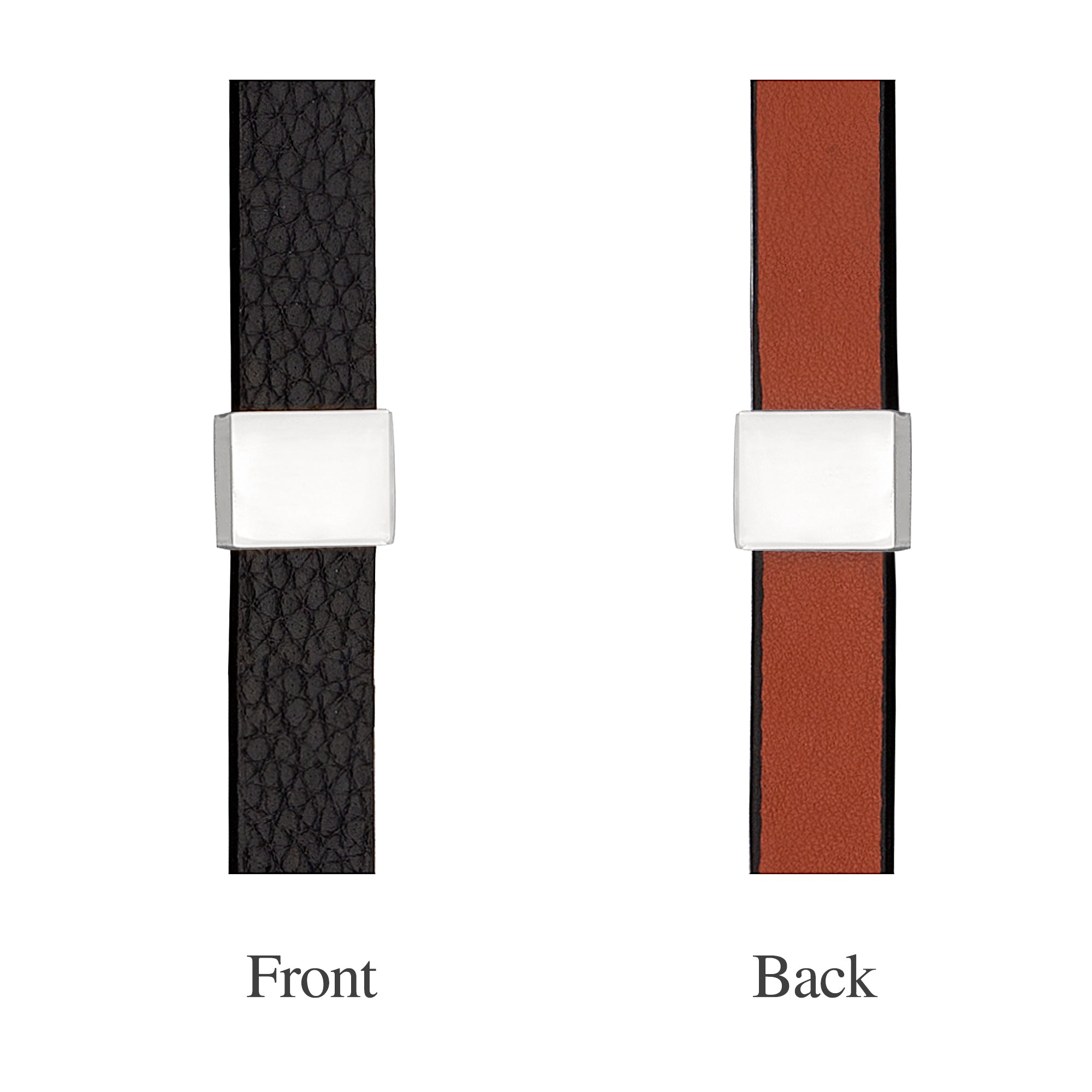 Mens black leather bracelet, mens leather bracelets UK