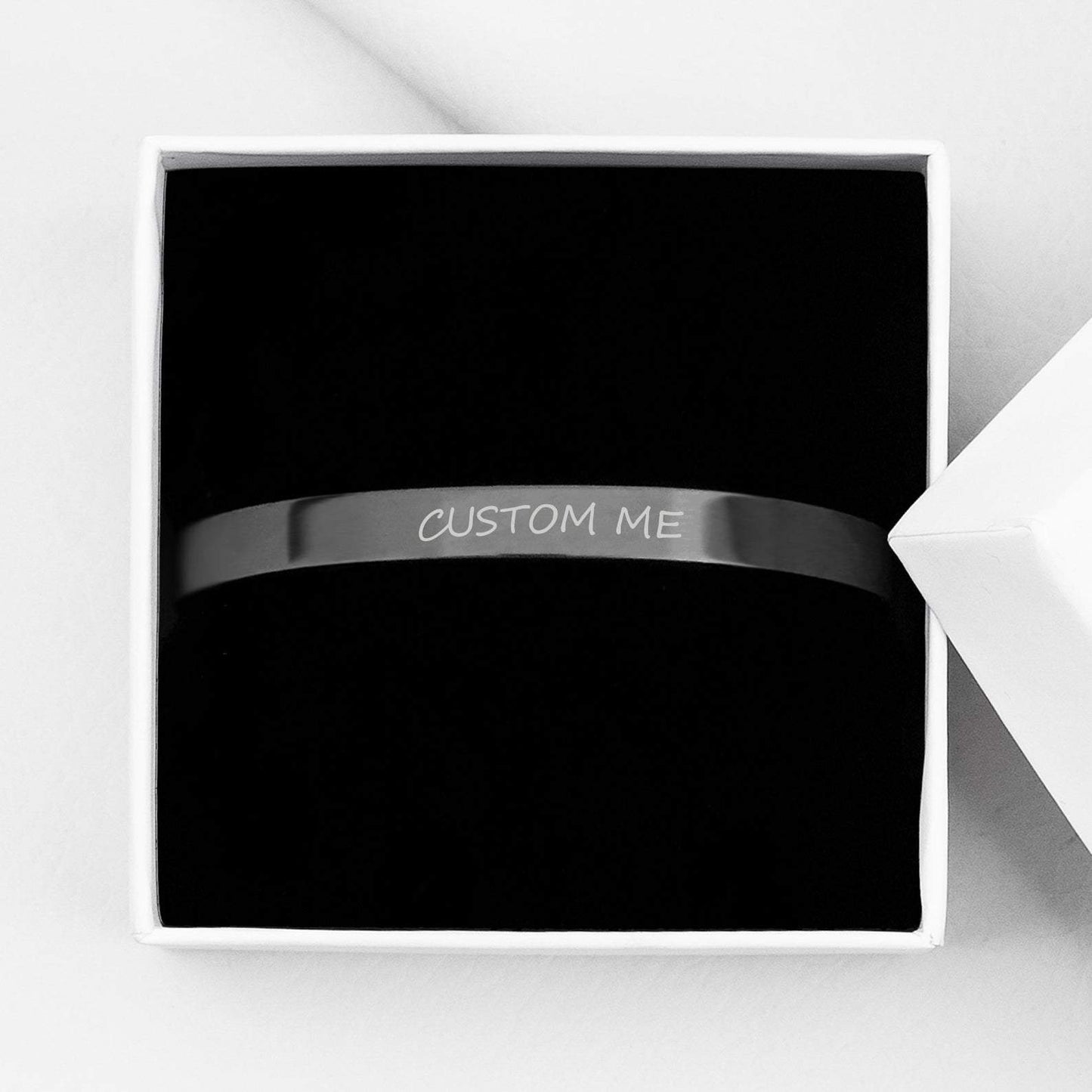 Custom Long Distance Cuff Bangle