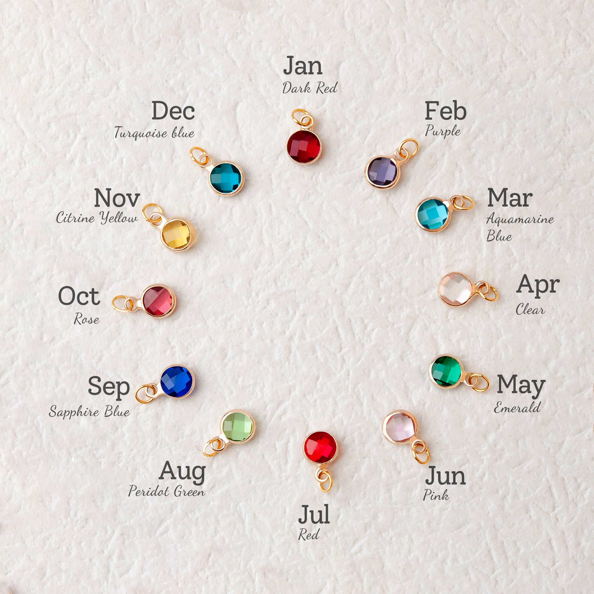 Add-on Birthstone Charm