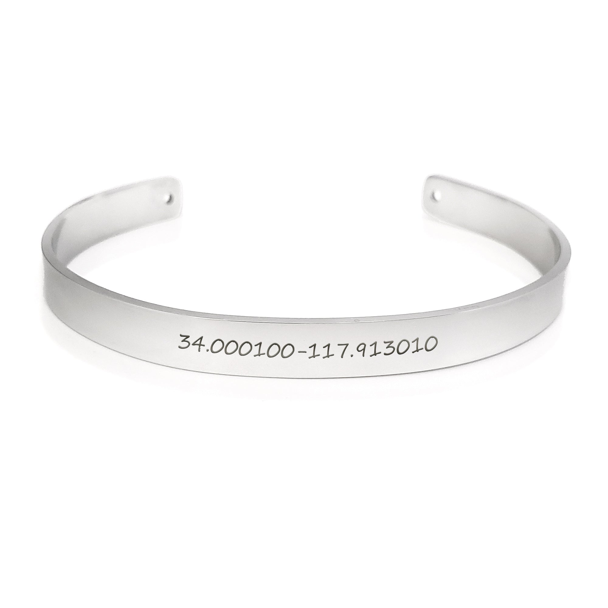 Custom Couples Cuff Bangle Bracelet