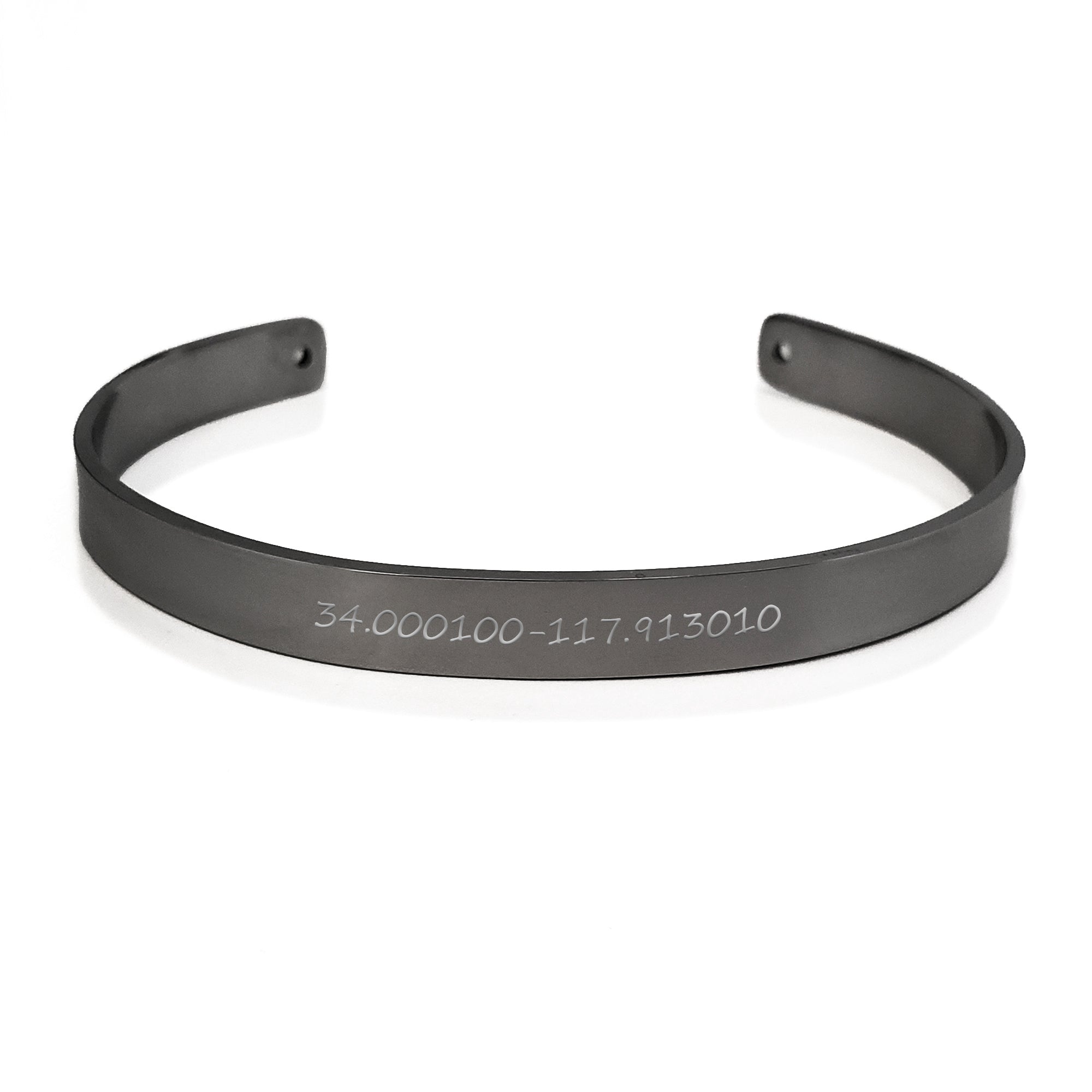 Custom Couples Cuff Bangle Bracelet