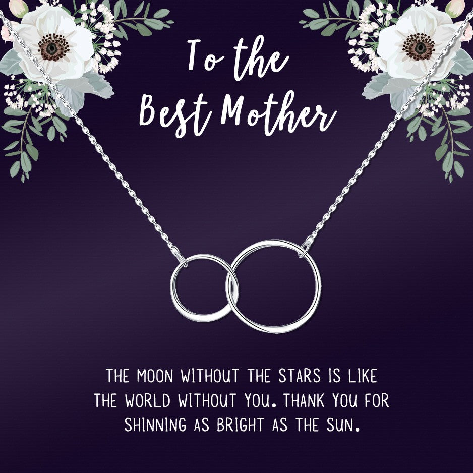 Thank you Mom gift necklace for mother's day from daughter/son