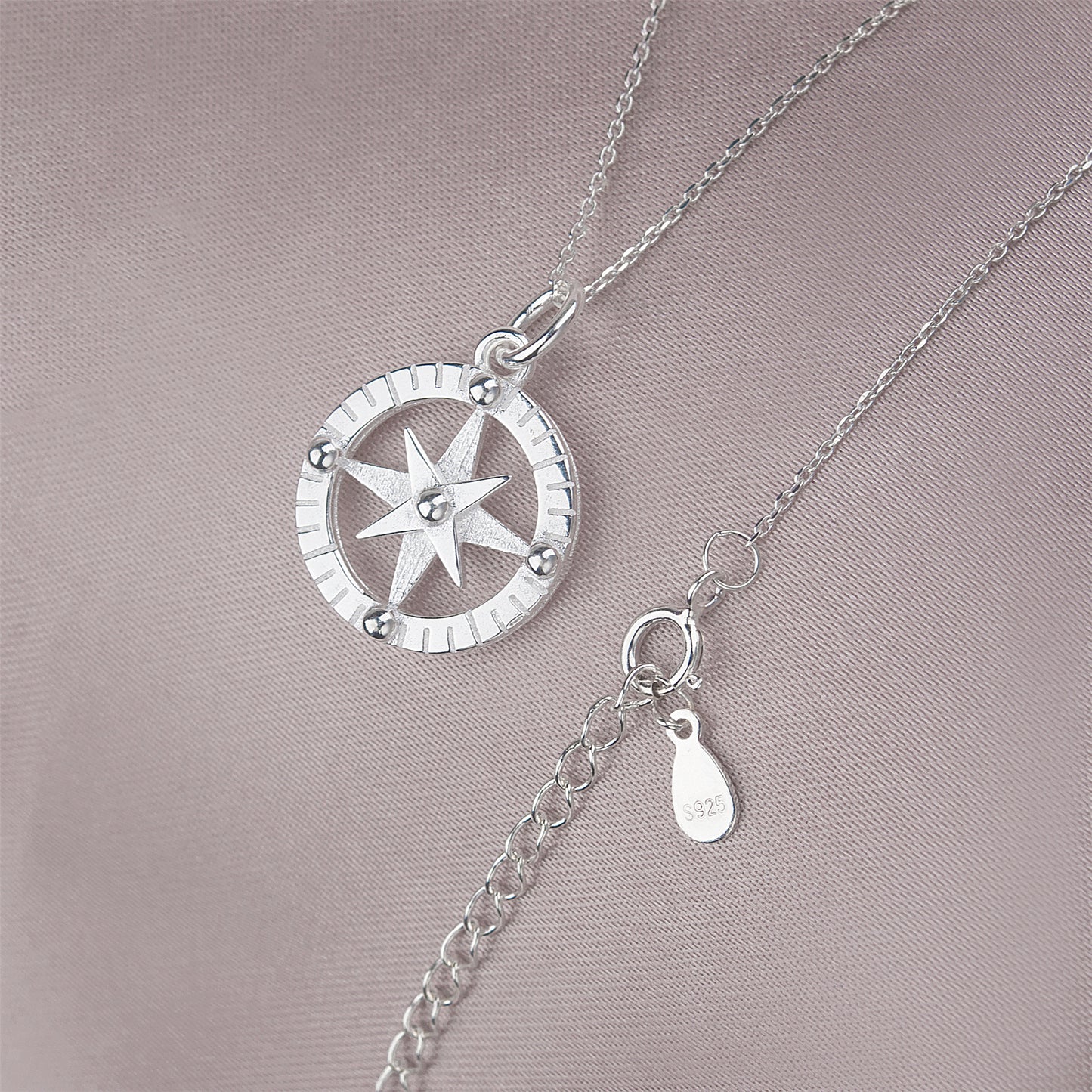 "I'd be LOST Without You!" Card and Compass Necklace