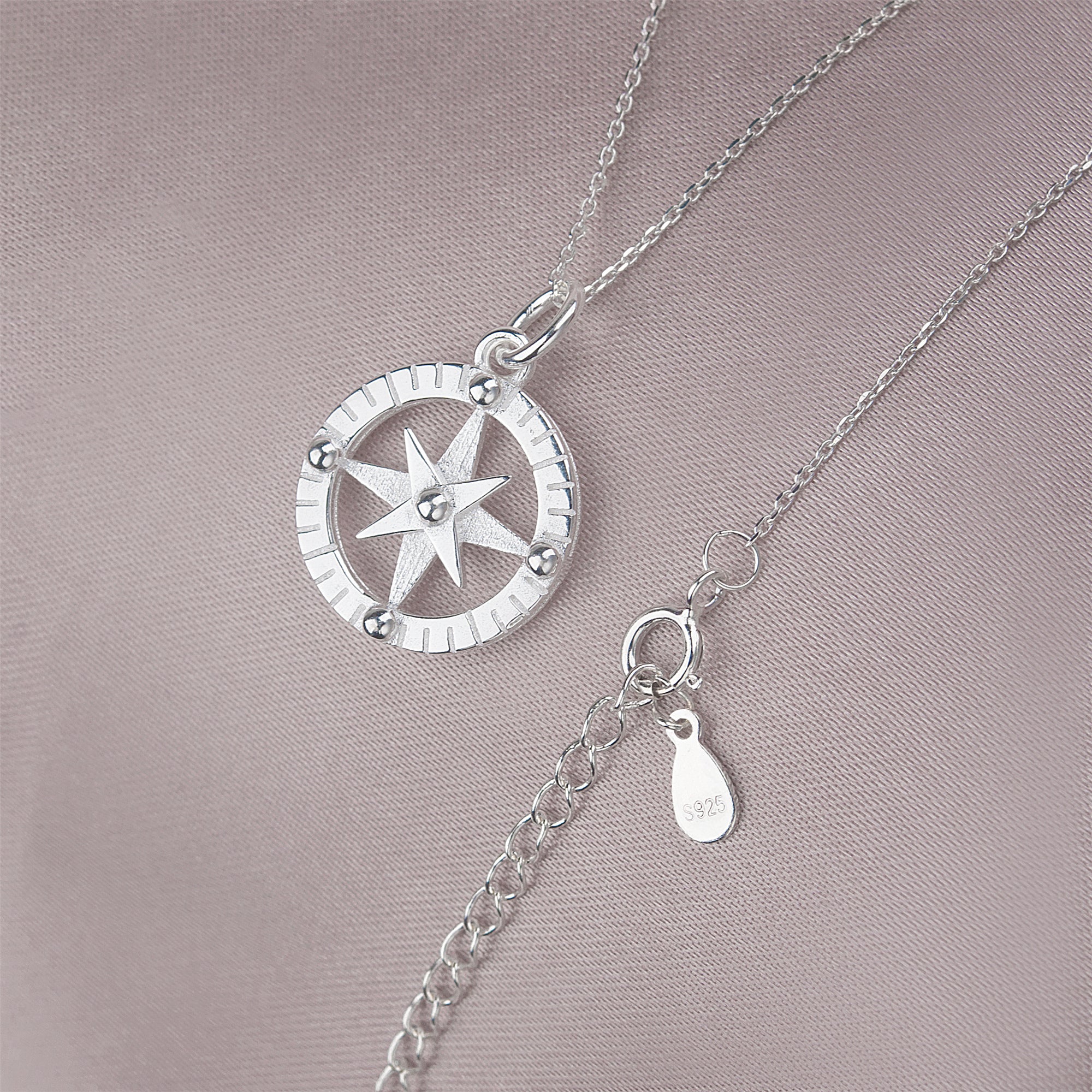 "Begin A New Journey" Card and Compass Necklace