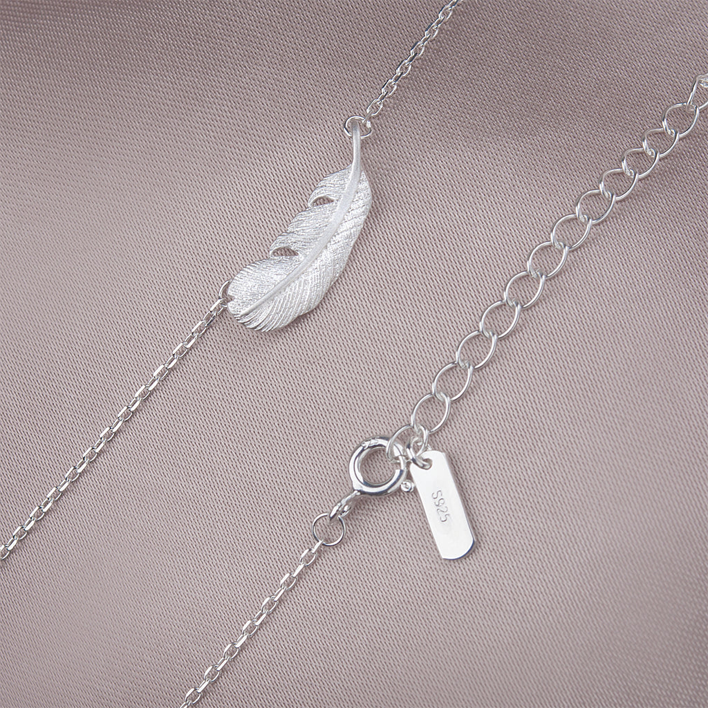 "Doctors are Angels" Card and Feather Necklace