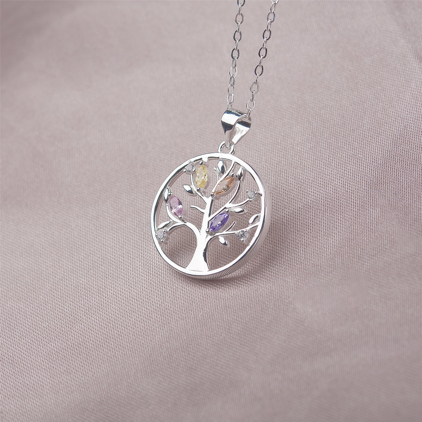 "Merry Christmas" Card and Tree of Life Necklace