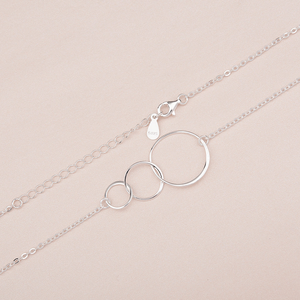 "Endless Love Across Generations" Card and Interlocking Necklace