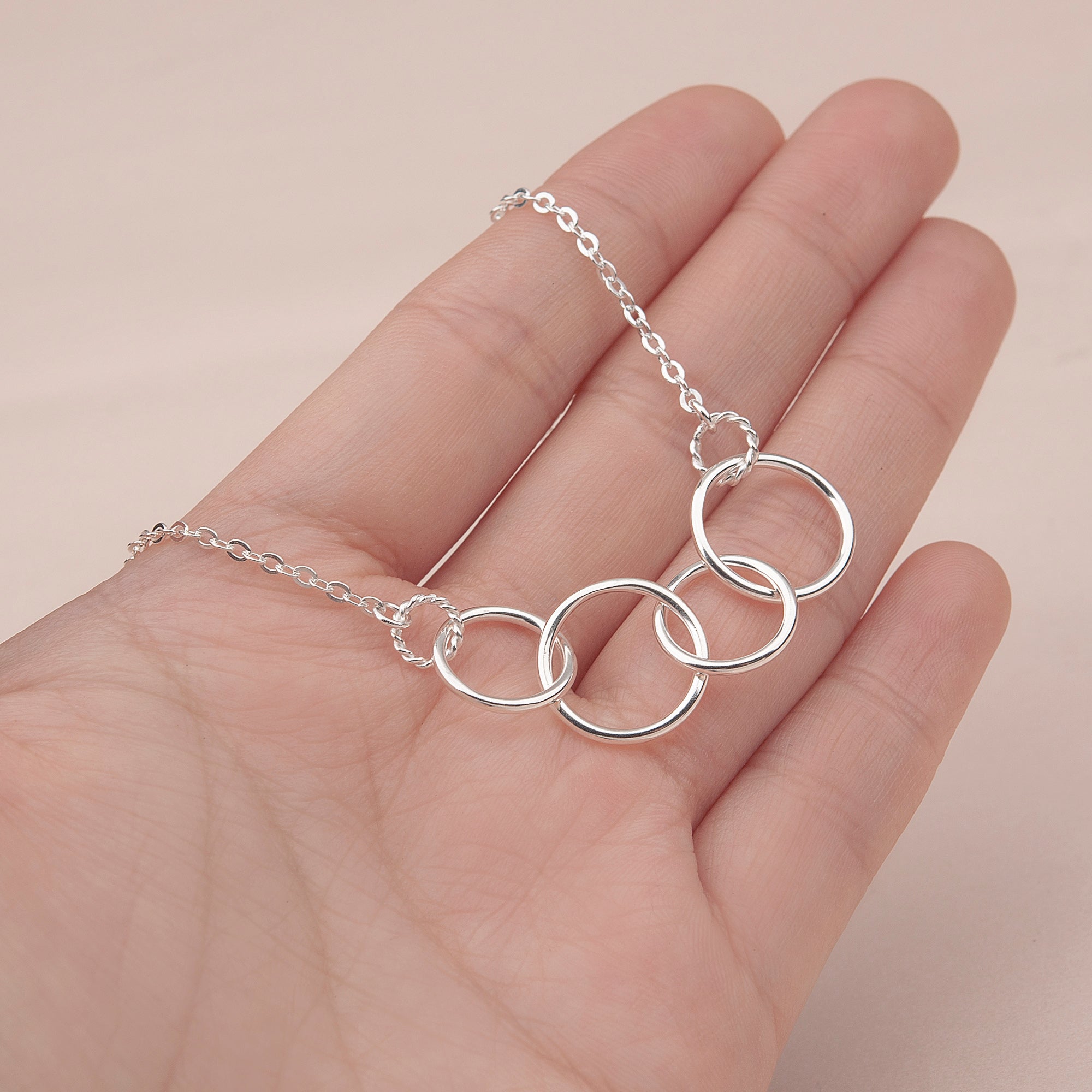 Happy 40th Birthday Necklace, Sterling Silver | Jewels 4 Girls