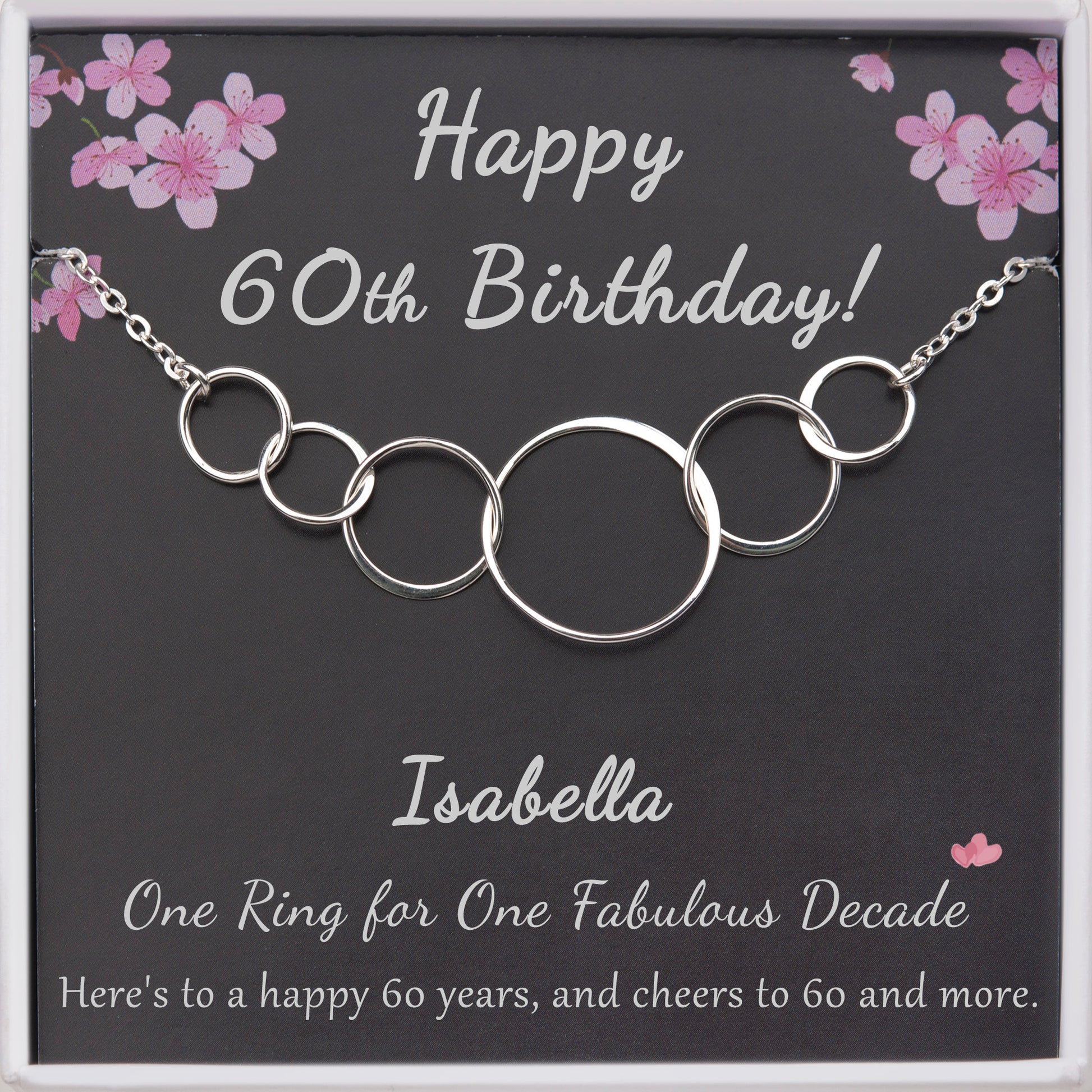 60th Birthday Jewellery For Her Birthday Happy 60th Birthday!