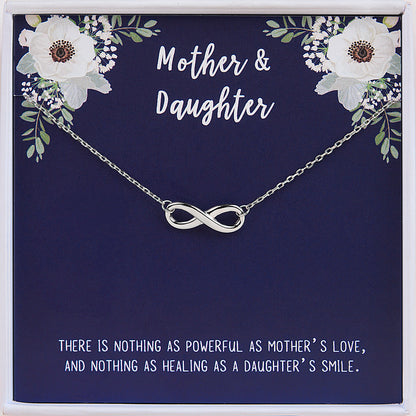 "Mother and Daughter" Card and Infinity Necklace