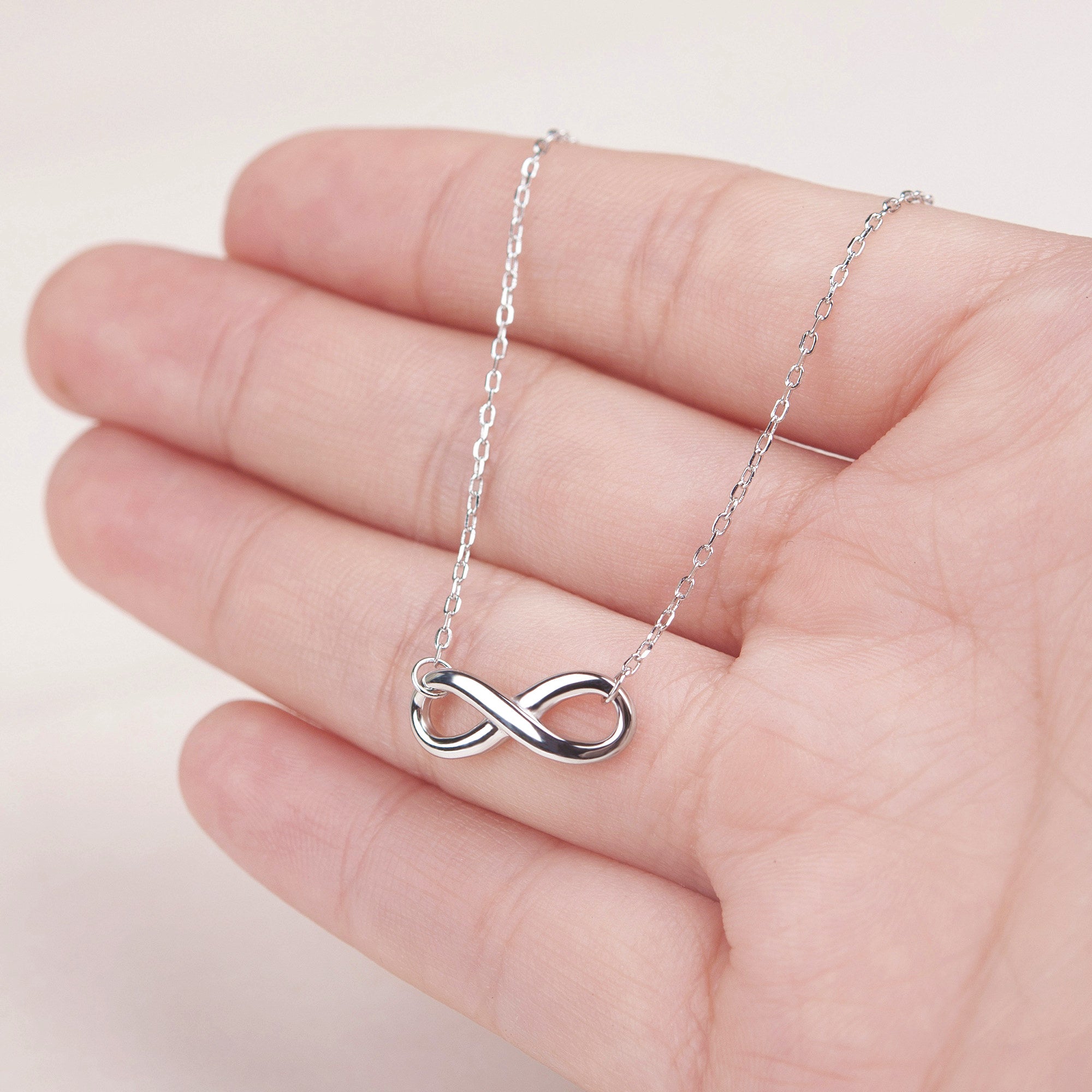 14k Gold Mother Daughter Infinity Necklace Set Mother Daughter Gift - Etsy