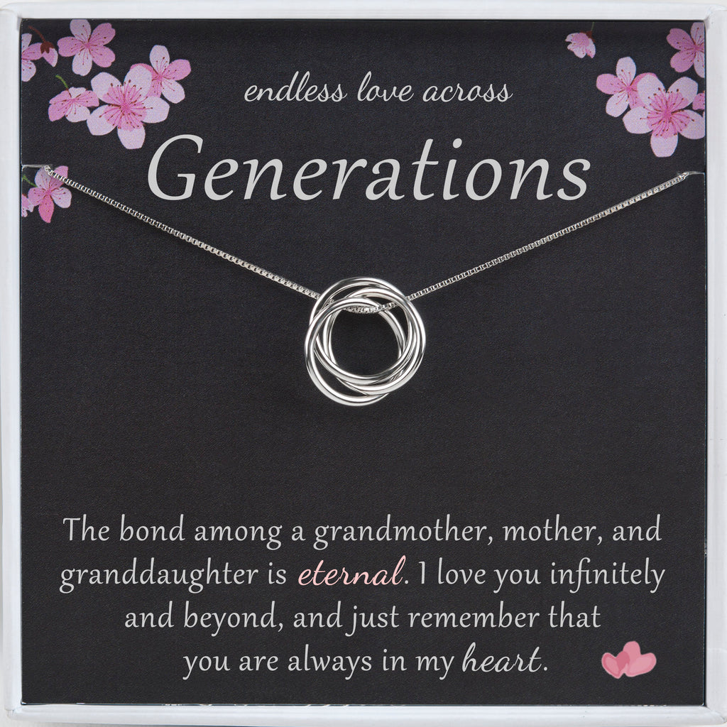 Three Generations Necklace Necklace Gift Set