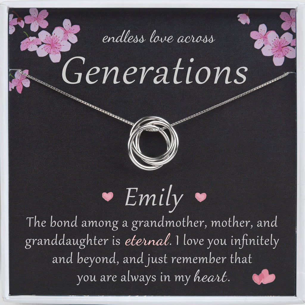 Three Generations Necklace Necklace Gift Set