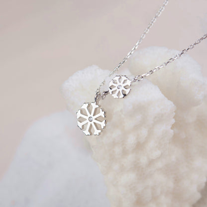 "Endless Love Between Mother & Child" Card and Snowflake Necklace